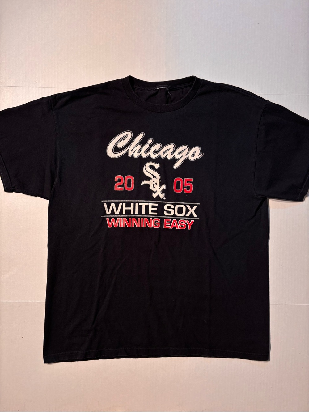 Vtg Lee Chicago White Sox 2005 Winning Easy World Series Champions T-shirt XL